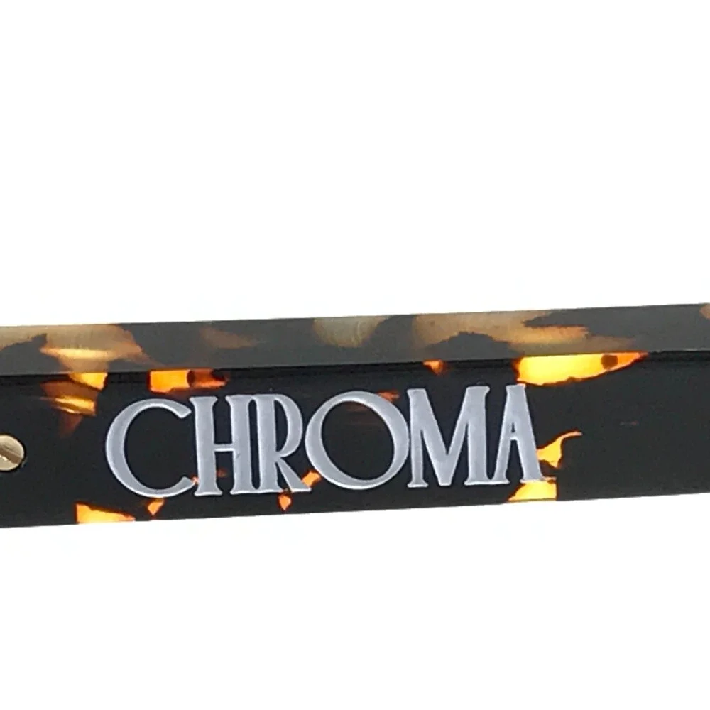 Etnia Barcelona Eyeglasses Frames CHROMA N40 BKRD Black Red Tortoise 48-20-140